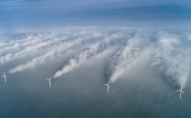 Wind Energy: wind turbines of Horns Rev wind farm