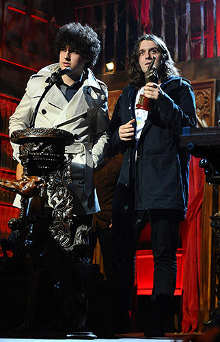 NME Awards: The Arctic Monkeys collect the Best Live Band award