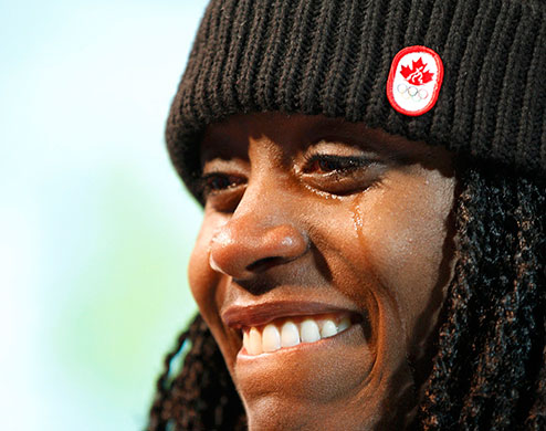 Winter Olympics: Brown of Canada cries
