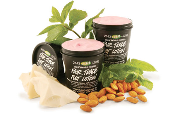 Fairtrade beauty: Fairtrade foot lotion by Lush