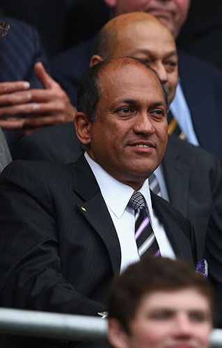 Portsmouth Administration: New owner Balram Chainrai watches the team when they visit Hull