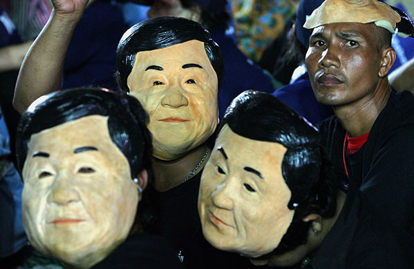 Thaksin Shinawatra: 21 December 2007: Supporters of Thaksin Shinawatra 