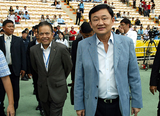 Thaksin Shinawatra: 17 May 2008: Chairman of Manchester City Thaksin Shinawatra