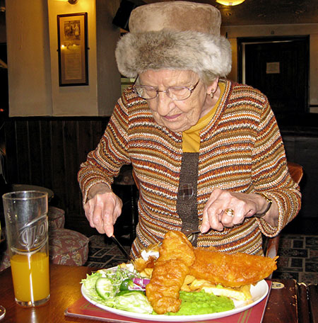 In Pictures: greed: Big fish supper