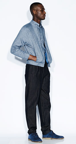 Line-up: blue: Bomber jacket