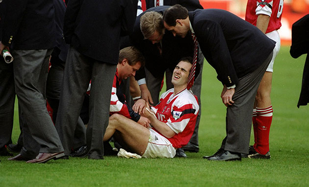 League Cup finals: Steve Morrow of Arsenal