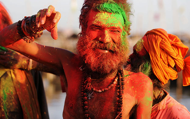 Holi colour celebration: Holi, a Hindu colour celebration