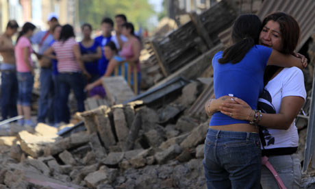 earthquake pictures in chile. chile earthquake survivors