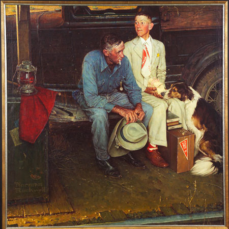 Rockwell: Norman Rockwell, Breaking Home Ties