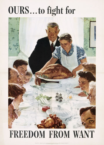 Rockwell: Norman Rockwell, Freedom for Want