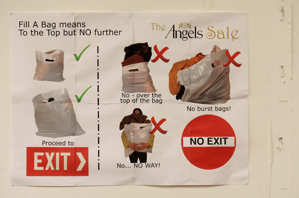 Angels retro sale: angels costumiers prepare for their retro sale