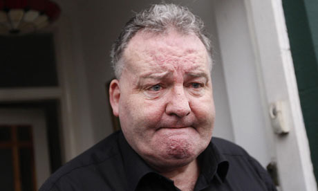 MP Jim Devine at his home in Blackburn, Scotland