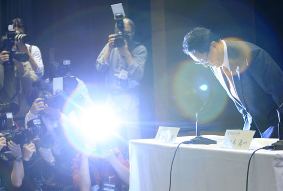 Business week in pictures: Toyota Motor Corp President Akio Toyoda