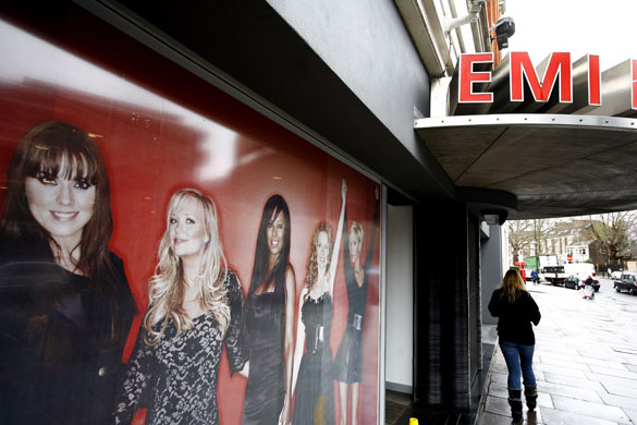 Business week in pictures: EMI Records in London