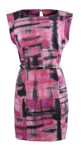 Key fashion trends : Paint effect dress from Matalan