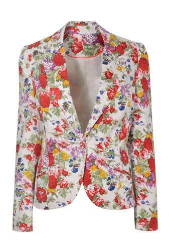 Key fashion trends : Floral print jacket from Miss Selfridge