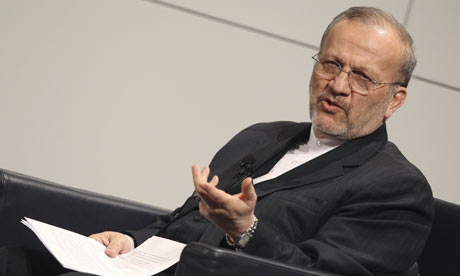 Iran's foreign minister Manouchehr Mottaki at the security conference in Munich