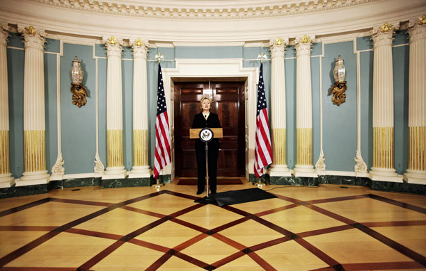 24 Hours in Pictures: Hillary Clinton praises the efforts by British and Irish leaders