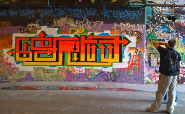 Banksy's film tunnel: Banksy's film tunnel in Waterloo