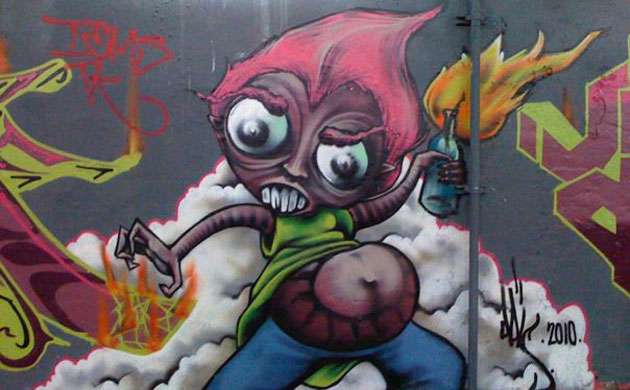 Banksy's film tunnel: Banksy's film tunnel in Waterloo