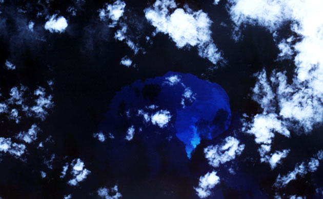 Satellite Eye on Earth: The submarine volcano Fukutoku-Okanoba , Japan