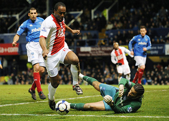 Tuesday: Cameron Jerome rounds David James