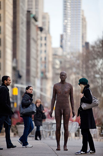 Antony Gormley: Antony Gormley is breaking America with a debut showing of art in Manhattan