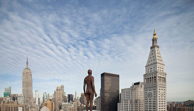Antony Gormley: Antony Gormley sculpture in New York