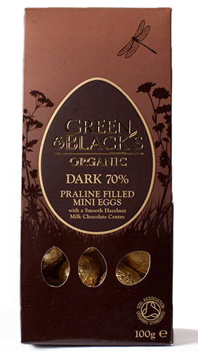 testing: eggs: 70% cocoa solids mini eggs