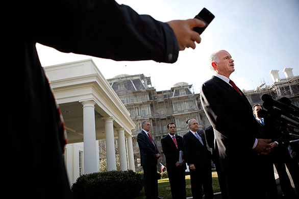 Week in business: Greek Prime Minister George Papandreou at the White House