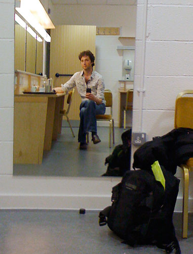 Show and tell: Addison: Chris Addison in the mirror