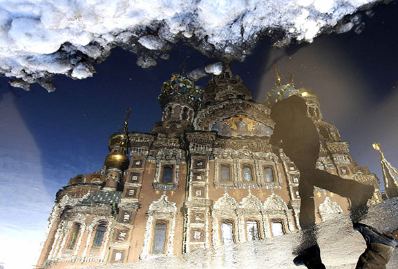 24 hours in pictures: Church of The Saviour on the Split Blood in St.Petersburg