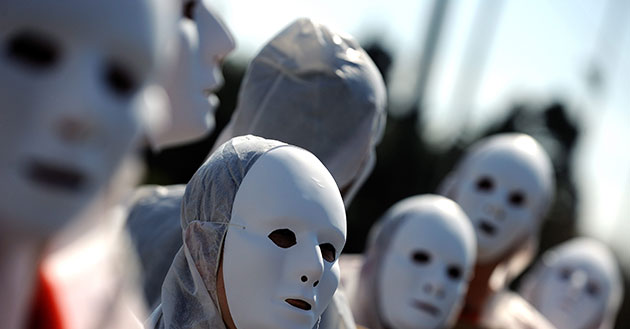 24 hours in pictures: Demonstration in central Athens