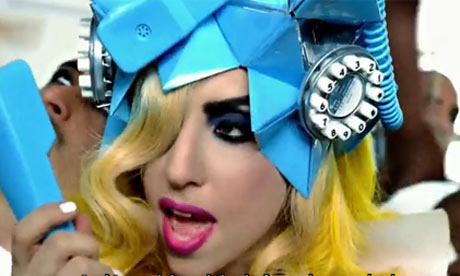 Lady Gaga performs in her new video, Telephone. BT have missed a trick 