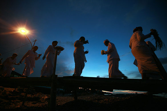 24 hours in pictures: Hindu Day of Silence in Jakarta, Indonesia 