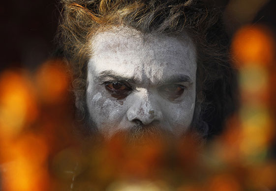 24 hours in pictures: Kumbh Mela festival 