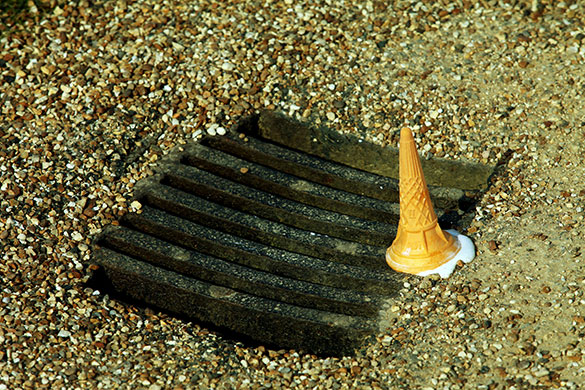 Has spring sprung?: Dropped ice cream