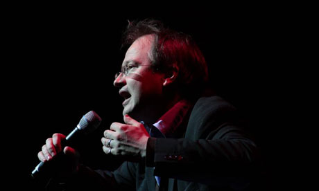 Robin Ince at the Big Libel Gig