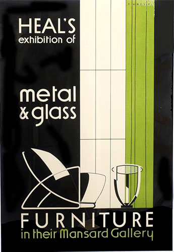 Heals anniversary: heals advertisement posters 1930s