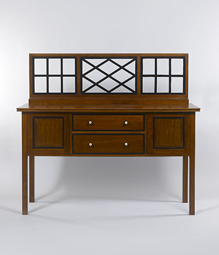 Heals anniversary: heals mahogany ebony sideboard 1916