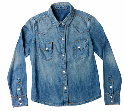 Double denim: Gap women's denim shirt