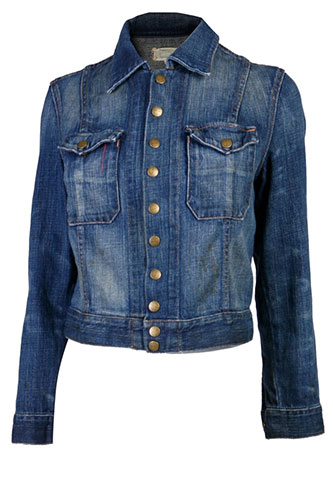 Double denim: Current/Elliott women's denim jacket