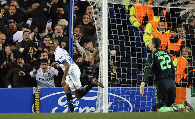 Chelsea v Inter: Eto'o scores the only goal of the game