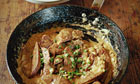 Lamb's liver with whiskey cream sauce recipe