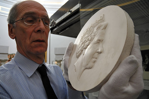 bank exhibition: 50th Anniversary of first Royal portrait on a  banknote