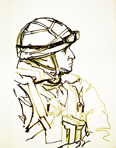 War Paintings: Sketches, paintings and artworks of Afghanistan war by artist Julian George
