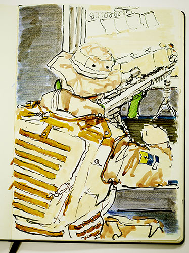 War Paintings: Sketches, paintings and artworks of Afghanistan war by artist Julian George