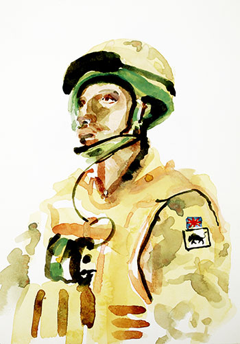 War Paintings: Sketches, paintings and artworks of Afghanistan war by artist Julian George