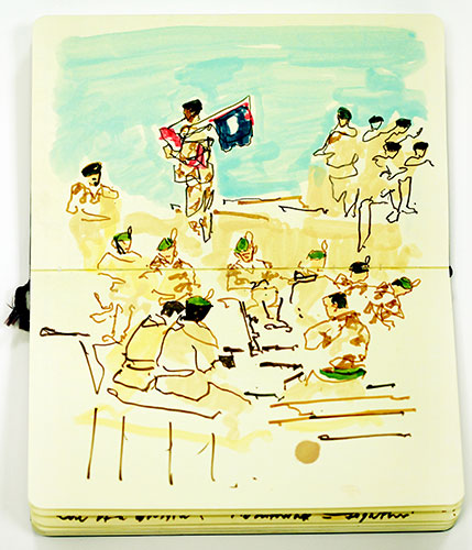 War Paintings: Sketches, paintings and artworks of Afghanistan war by artist Julian George