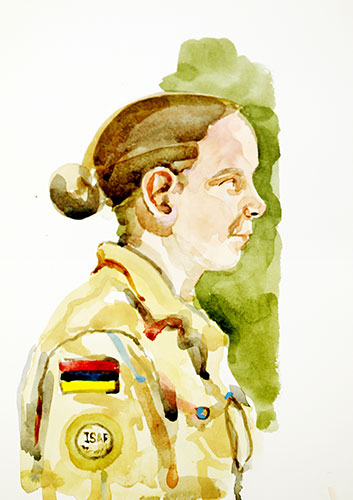 War Paintings: Sketches, paintings and artworks of Afghanistan war by artist Julian George